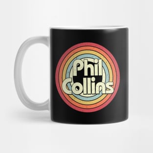 Phil Proud Name Retro Rainbow Tribute Mug